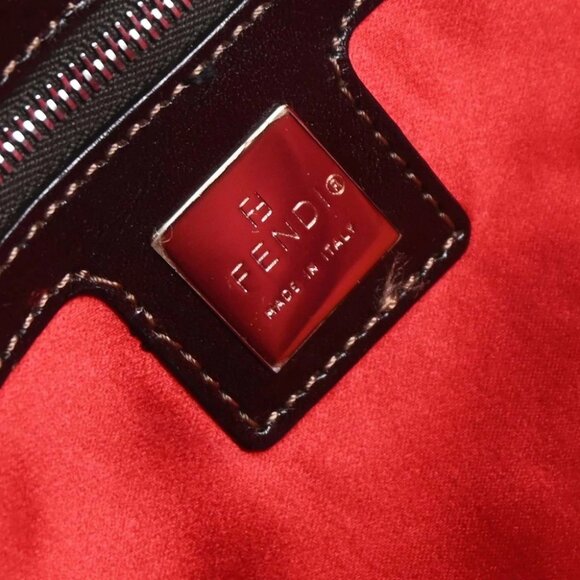 Fendi Red Beaded Mamma Baguette Handbag - Picture 9 of 10